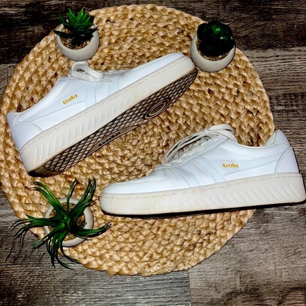 Anthropology Gola GRANDSLAM WHITE SHOE size 8